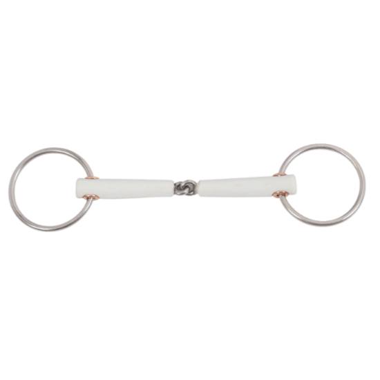 Unterlegtrense Olivenkopf einfach gebrochen